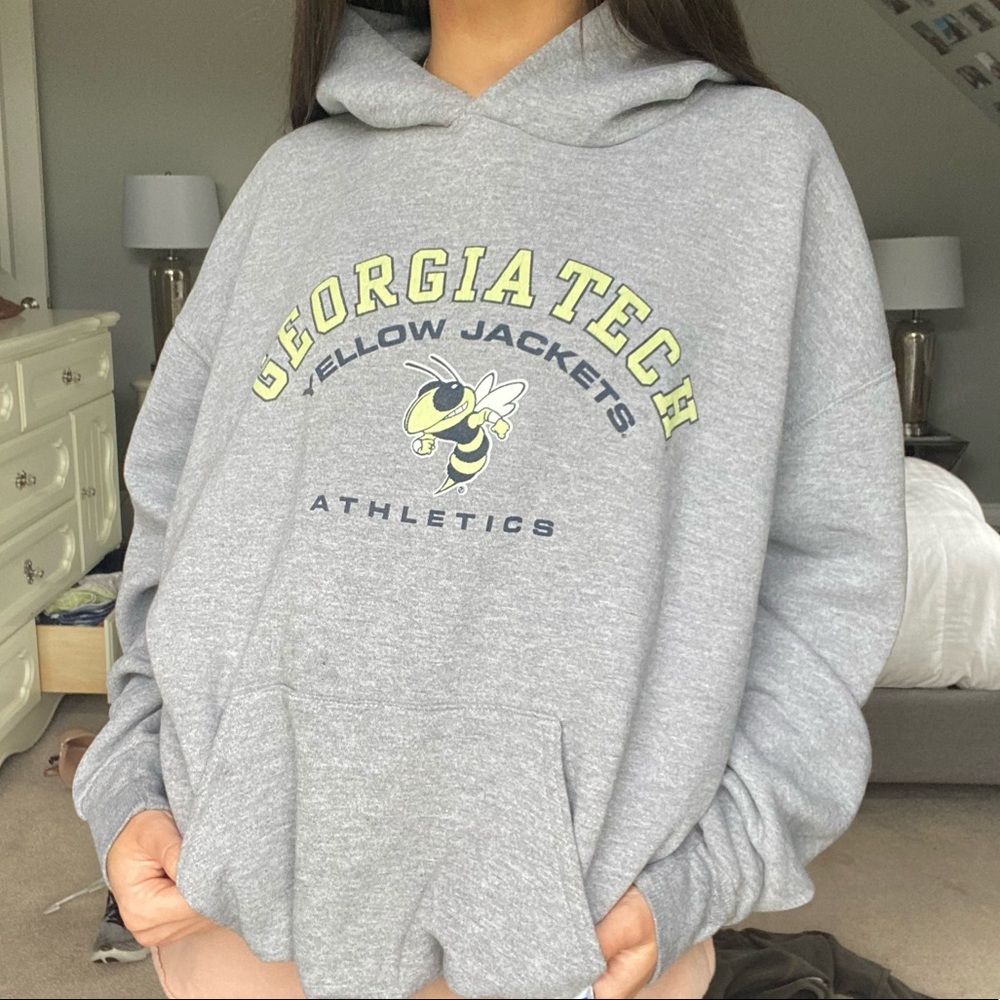 vintage georgia tech hoodie
